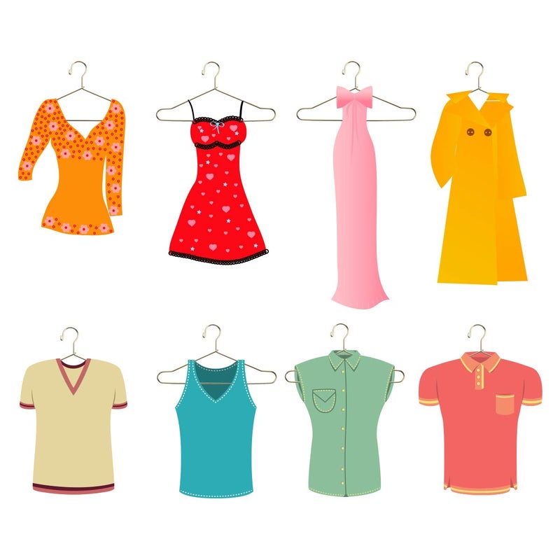 JANOU 10pcs Cute Dollhouse Clothes Hang Miniature Wire Clothes Stand (Gold) - Image 3